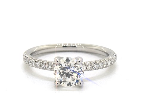 Platinum Pave DYO ER Setting