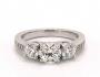 Various carat combinations for the selected ring