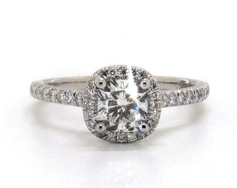 Platinum Halo Setting