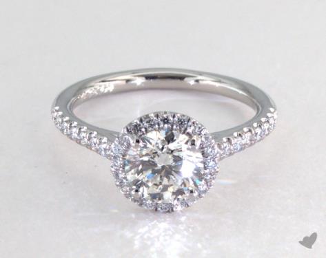 Platinum Halo Setting