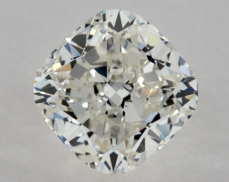 This 1.02 carat cushion diamond H color VS1 clarity has Ideal proportions and a diamond grading report from IGI