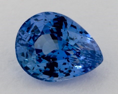 3.10 Carat Pear Natural Blue Sapphire-18636