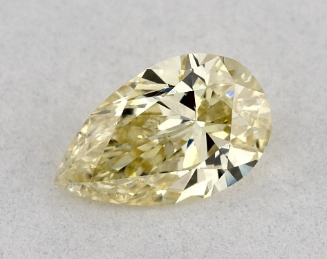  0.30 Carat Yellow SI1  pear diamond