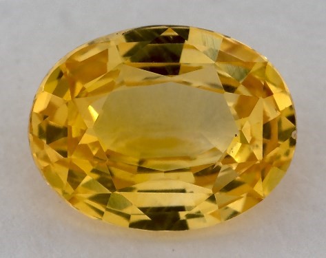  2.10 Carat Yellow Sapphire   Oval gemstones