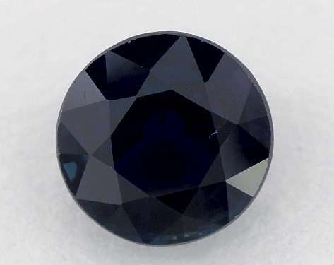 1.68 carat Round Natural Blue Sapphire Art Deco Inspired Octagonal Halo Engagement Ring