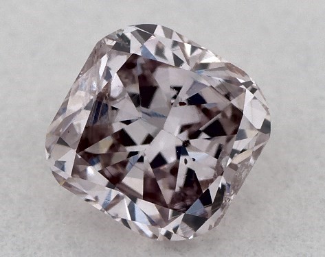  0.33 Carat Purple   cushion diamond