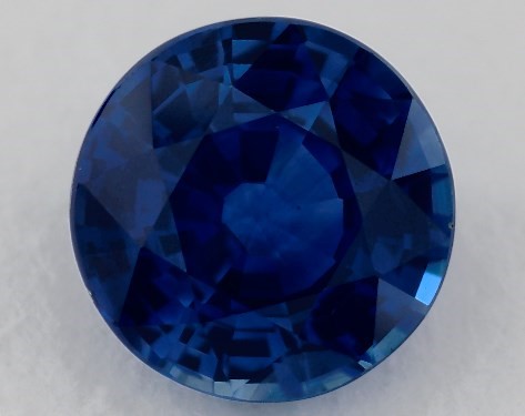 This 1.51 Round Blue Sapphire is sold exclusively by James Allen 