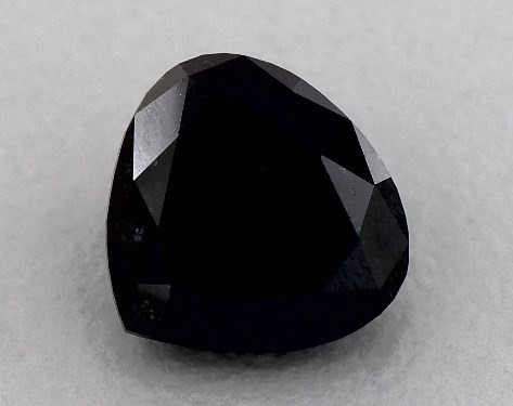  2.90 Carat Black   heart diamond