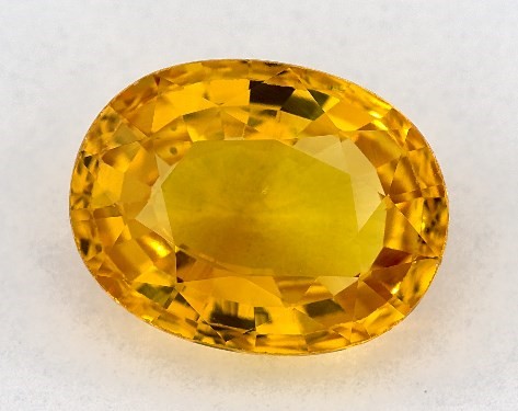 3.33 Carat Oval Natural Yellow Sapphire