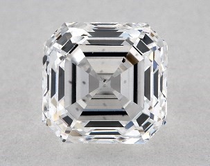 1.01 Carat I-SI1 Asscher Cut Diamond main image 0