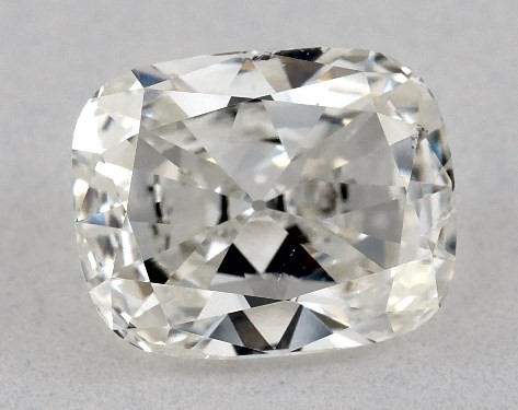 This 1.11 carat cushion diamond H color SI2 clarity has Good proportions and a diamond grading report from GIA