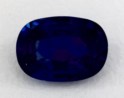 This 2.05 Cushion Blue Sapphire is sold exclusively by James Allen 