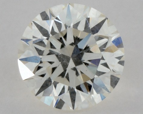 This 0.35 carat round diamond K color I1 clarity has Excellent proportions and a diamond grading report from GIA