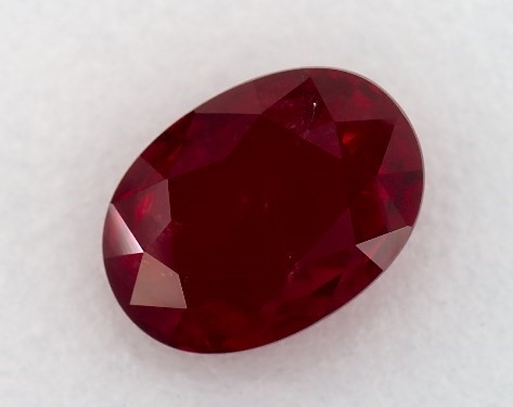 This 1.87 Oval Ruby is sold exclusively by James Allen 
