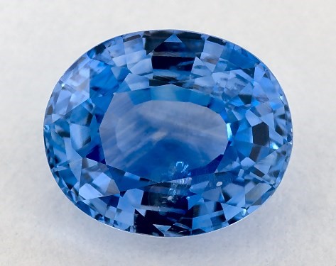 2.51 Carat Oval Blue Sapphire