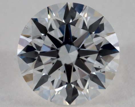 This 0.84 carat round diamond H color VS2 clarity has Excellent proportions and a diamond grading report from GIA