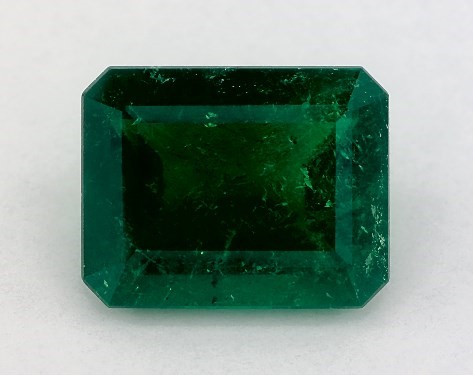This 1.52 Emerald Green Emerald is sold exclusively by James Allen 