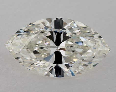 This 1.06 carat marquise diamond J color VVS1 clarity has Ideal proportions and a diamond grading report from GIA
