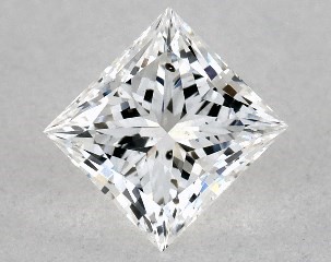 0.32 Carat F-SI1 Princess Cut Diamond