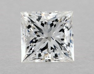 0.32 Carat F-SI1 Princess Cut Diamond