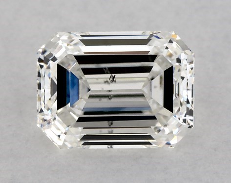 1 carat emerald cut loose diamond