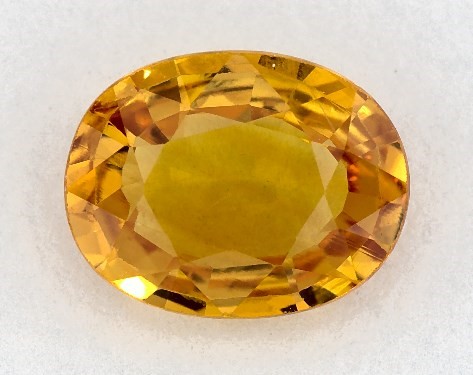 This 1.31 Oval Yellow Sapphire is sold exclusively by James Allen 