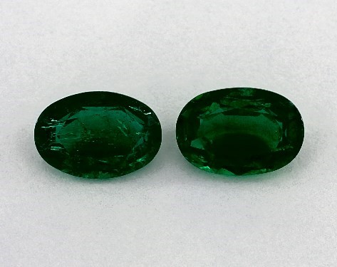  
        1.66 Total Carat 
        
        Oval 
        Green Emeralds