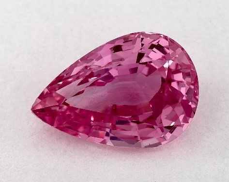 This 2.43 Pear Pink Sapphire is sold exclusively by James Allen 