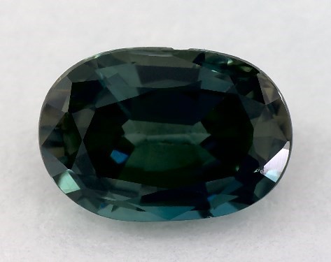  1.03 Carat Green Sapphire   Oval gemstones