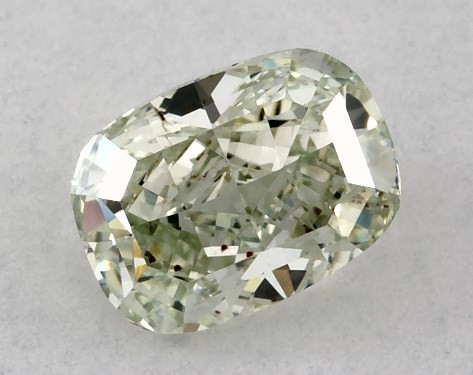  0.35 Carat Green SI1  cushion diamond