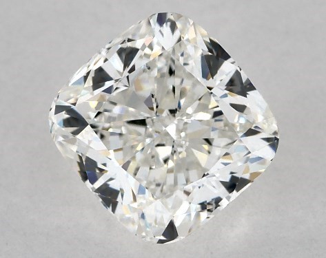 This 0.9 carat cushion diamond H color VS2 clarity has Ideal proportions and a diamond grading report from GIA