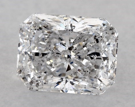 loose diamonds, radiant cut, 1.05 carat d color si2 clarity sku 3320983