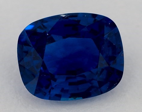This 1.93 Cushion Blue Sapphire is sold exclusively by James Allen 