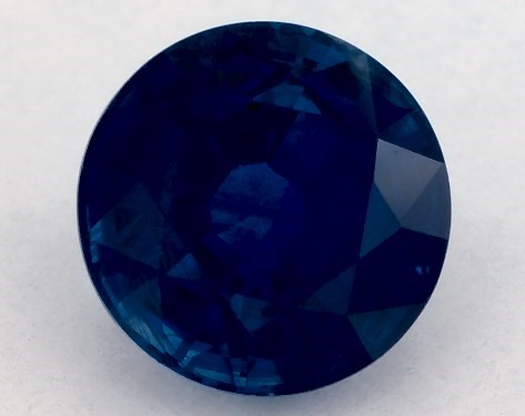 This 1.56 Round Blue Sapphire is sold exclusively by James Allen 