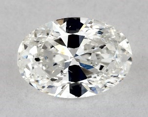 0.37 Carat G-SI1 Oval Cut Diamond