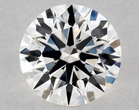 This 0.7 carat round diamond H color IF clarity has Excellent proportions and a diamond grading report from GIA