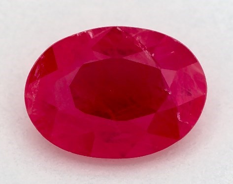 This 0.84 Oval Ruby is sold exclusively by James Allen 