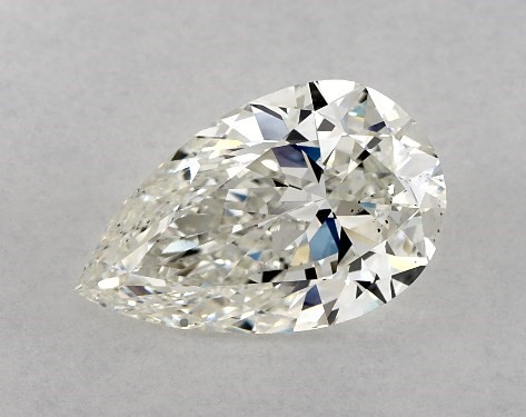 3.28 Carat G-VS2 Pear Shaped Diamond Round Split Band Diamond Halo Engagement Ring
