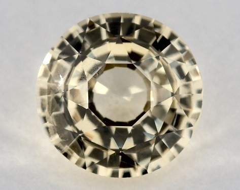 This 1.71 Round Yellow Sapphire is sold exclusively by James Allen 