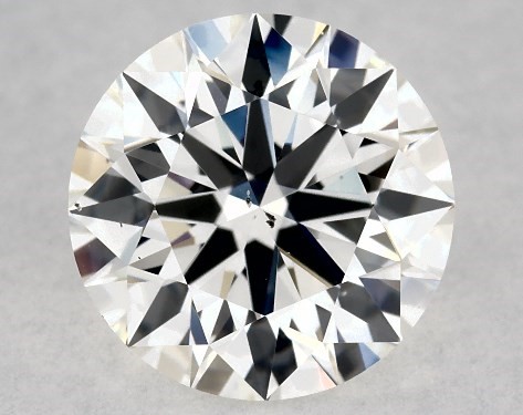  1.02 Carat G SI1 True Hearts Cut round diamond