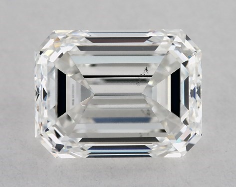  1.00 Carat F SI1  emerald diamond