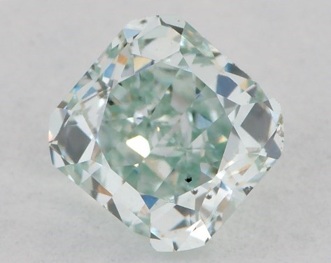  0.30 Carat Green SI1  cushion diamond