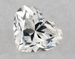 0.51 Carat G-SI1 Heart Shaped Diamond