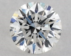 0.32 Carat F-I1 Excellent Cut Round Diamond