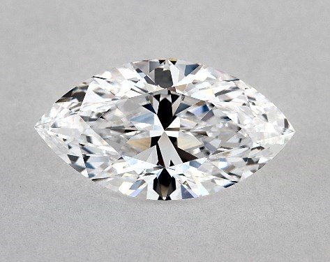 This 1.74 carat marquise diamond D color IF clarity has Ideal proportions and a diamond grading report from GIA