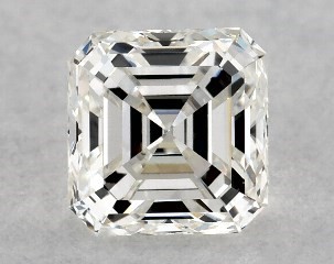 0.53 Carat H-VVS1 Asscher Cut Diamond