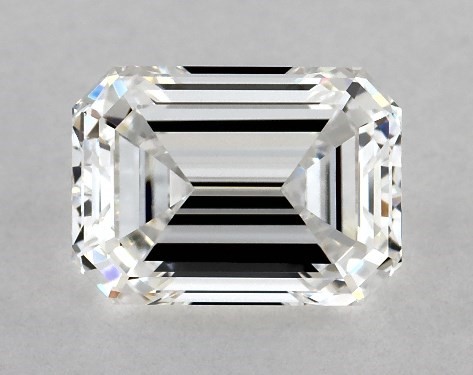 3.28 Carat E-VVS1 Emerald Cut Diamond Round Split Band Diamond Halo Engagement Ring