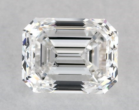  1.01 Carat E SI1  emerald diamond