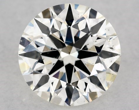  1.02 Carat I SI1 True Hearts Cut round diamond