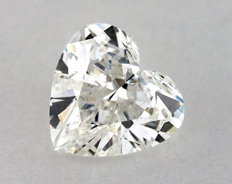  1.00 Carat H SI1  heart diamond